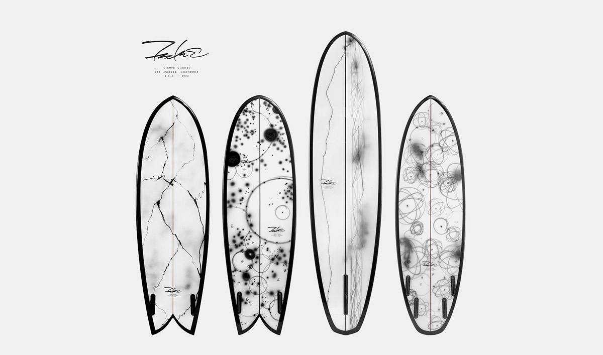 Futura Stampd surfboard