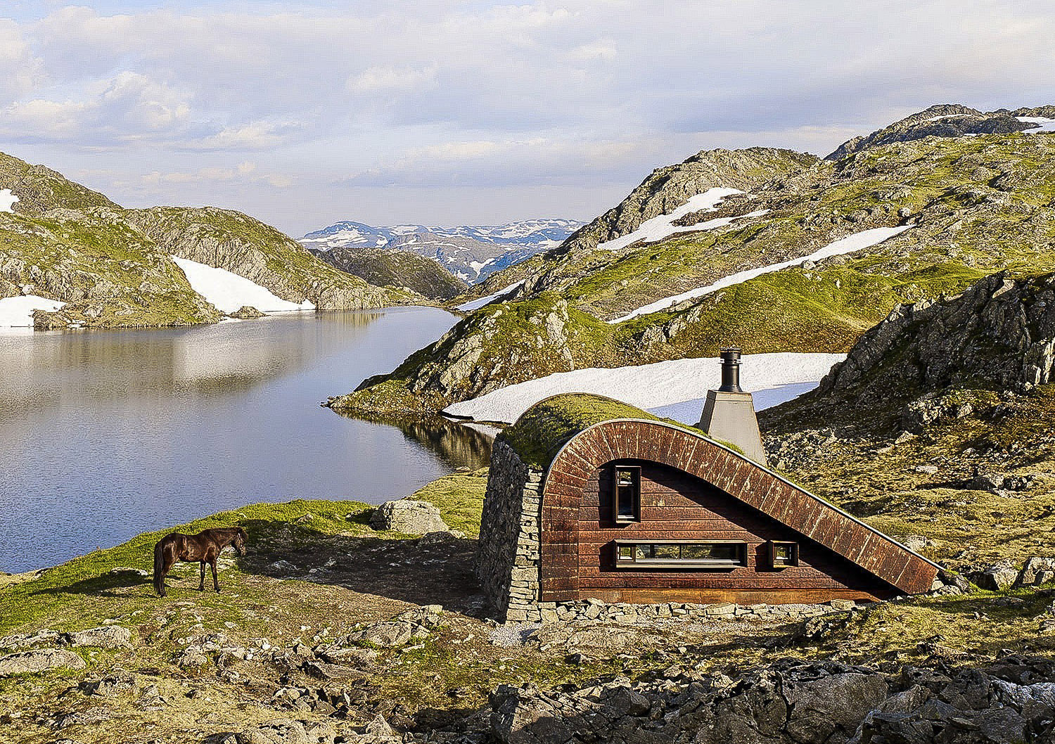 Åkrafjorden Hunting Lodge by Snøhetta in Norway